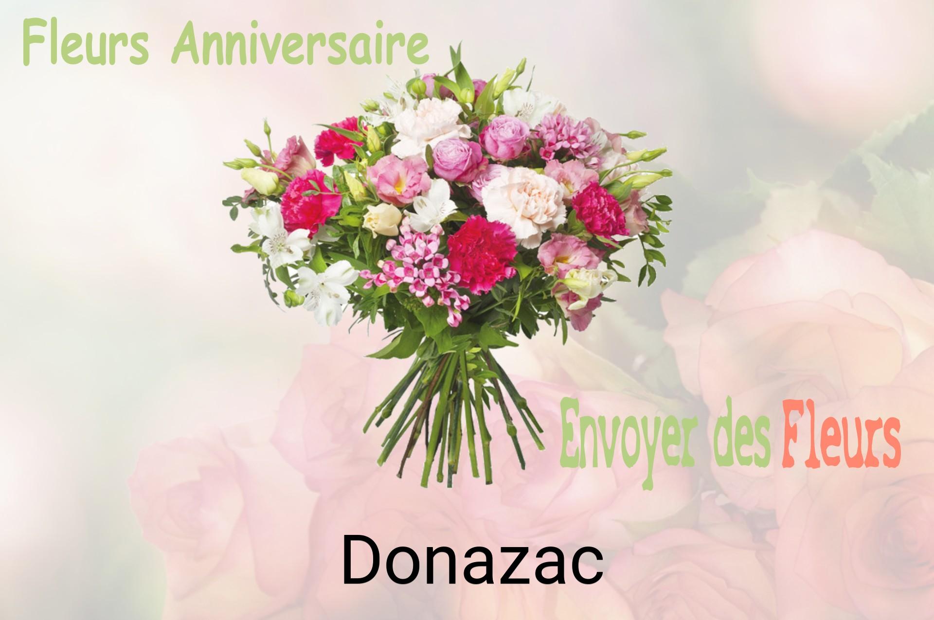 Bouquet de fleurs d’anniversaire livré à Donazac